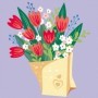 Ravensburger - CreArt pictura pe numere pentru adulti buchet de lalele Ravensburger - 3